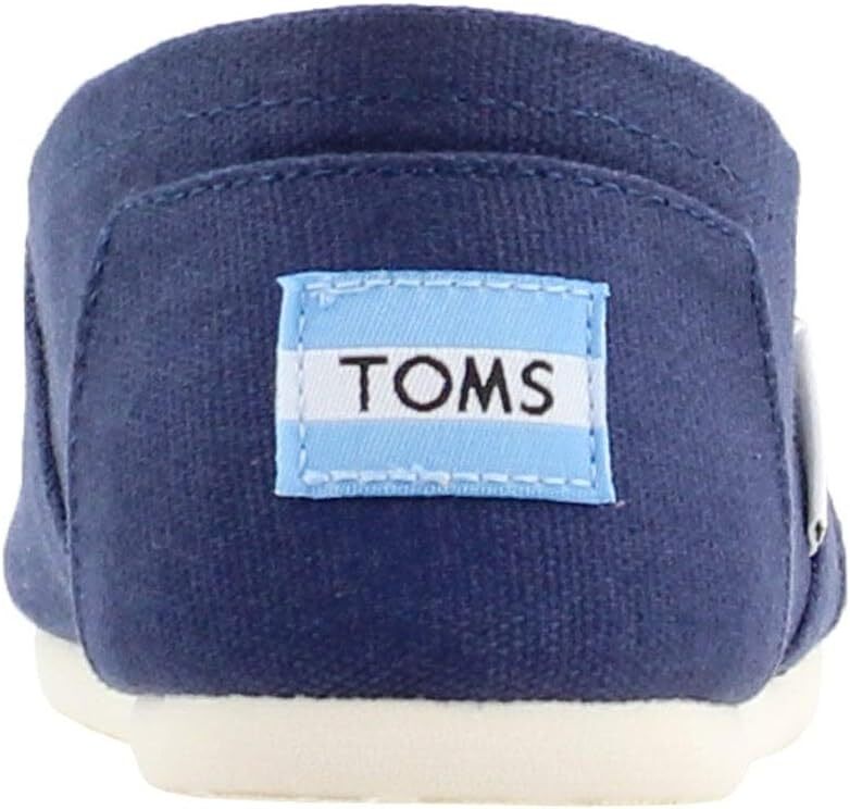 Toms Womens Alpargata Canvas Slip-On Navy