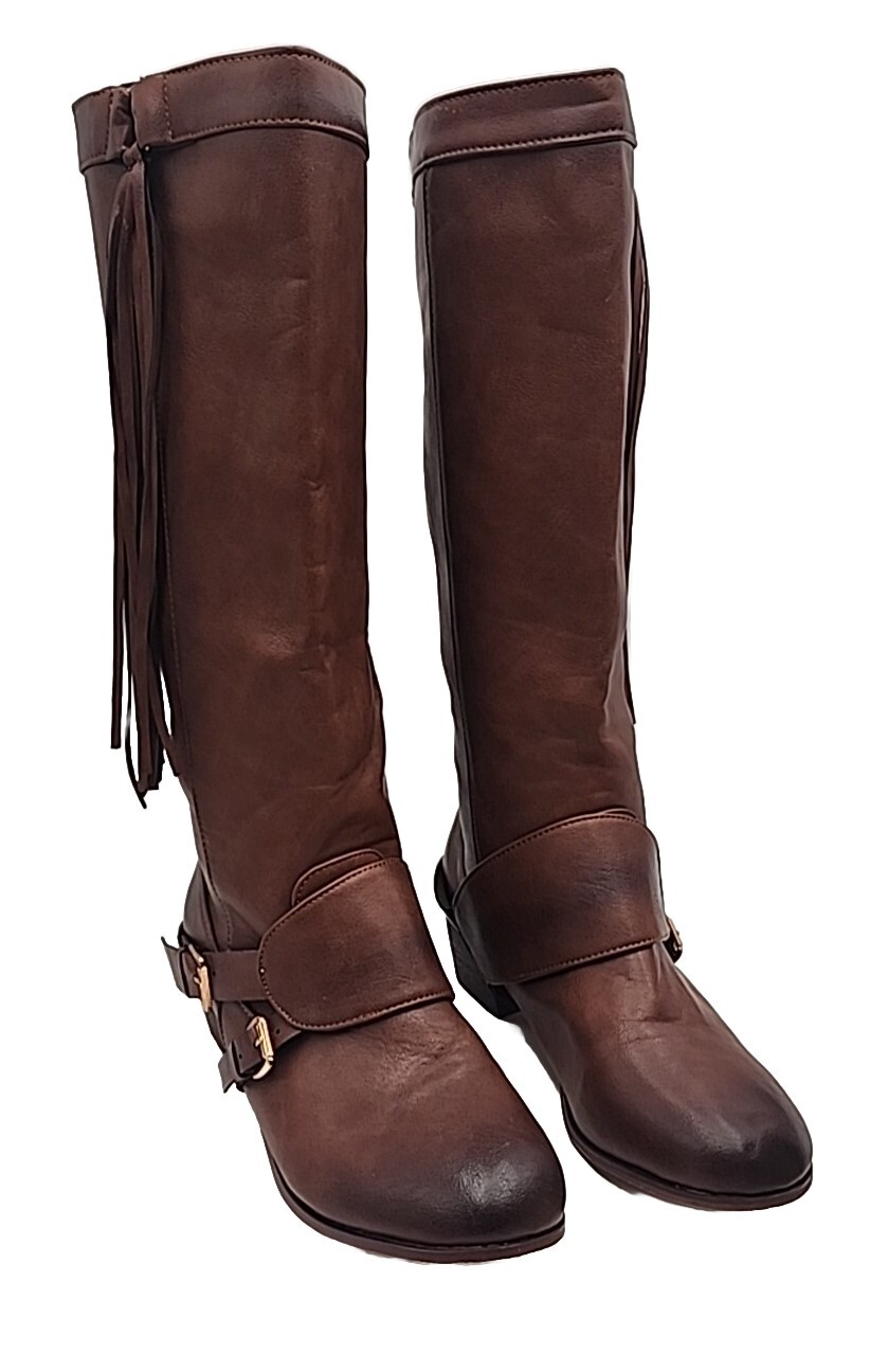 FITORON Womens Knee High Boots- Fashion Large Size Boots Autumn Long Tube Low…