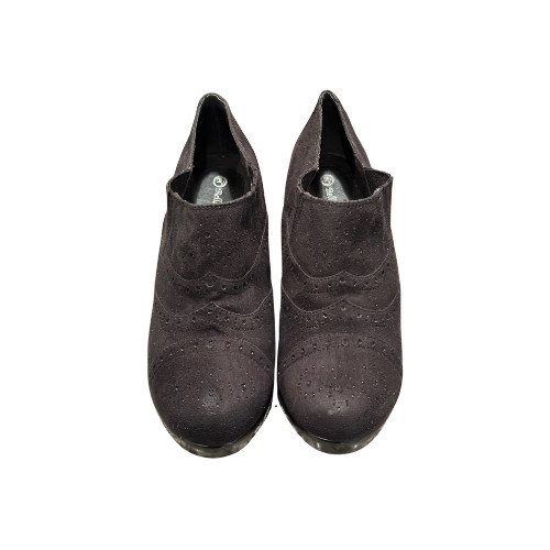 Bella Vita Suede Ankle Booties Black Goth Avant Garde Punk Women’s 8.5M
