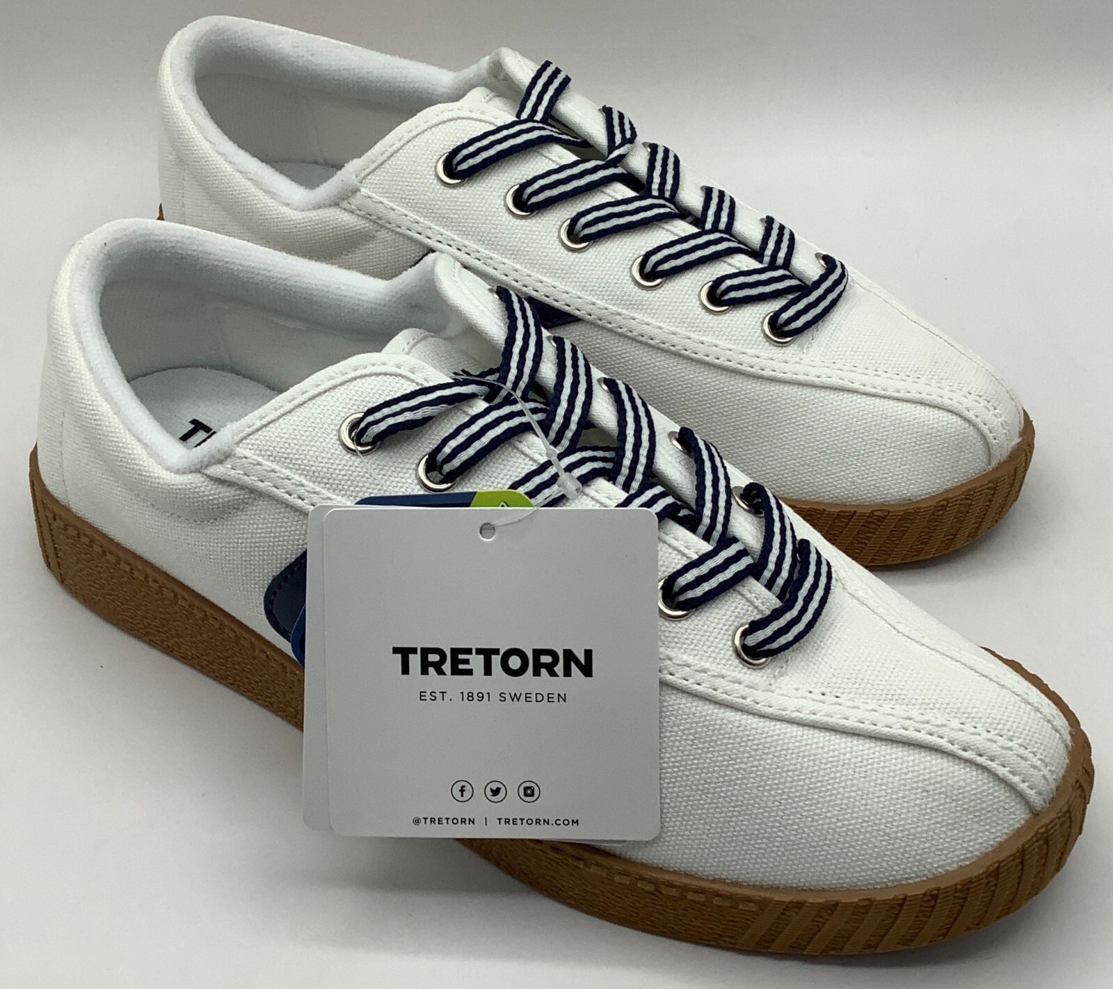 TRETORN Nyliteplus Canvas Sneakers Women’s Size 7 Lace-up Casual Tennis Shoes