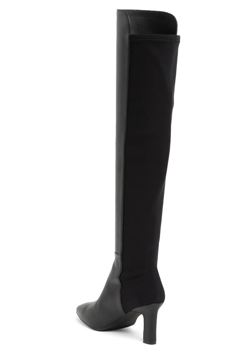 Stuart Weitzman Bobbie 75 Womens Stretch Leather Over-the-Knee Boot Black US 7.5