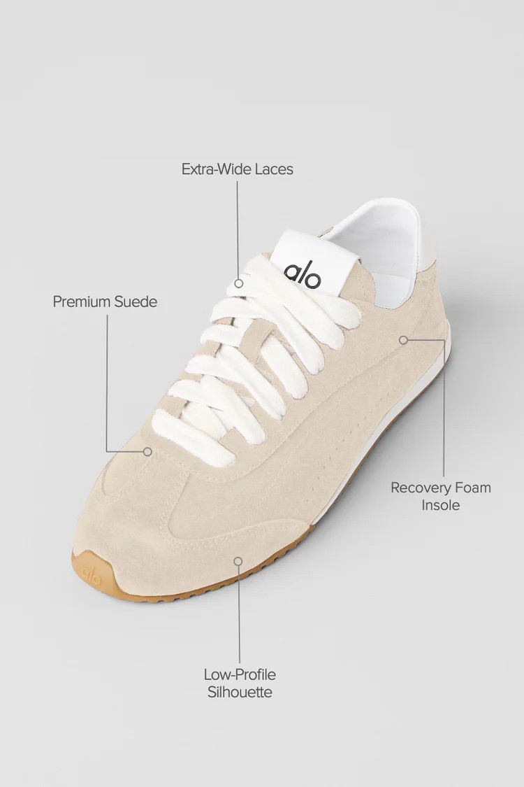 ALO Sunset Sneaker – NEW With Box – W 6.5 – Sandstone/White