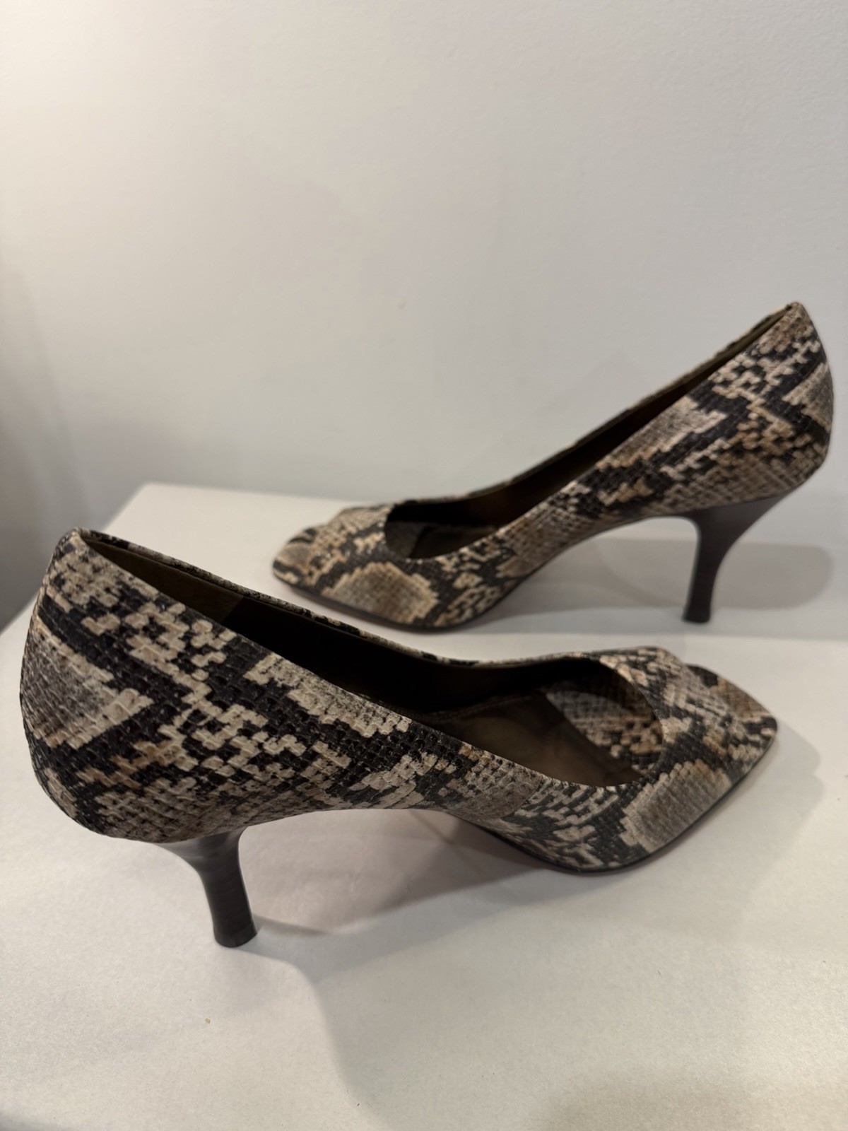 New Tahari 🌺Women Riddle Faux Snake/Western/Classic/Work/Comfort/Sz 10 Lux💥EUC