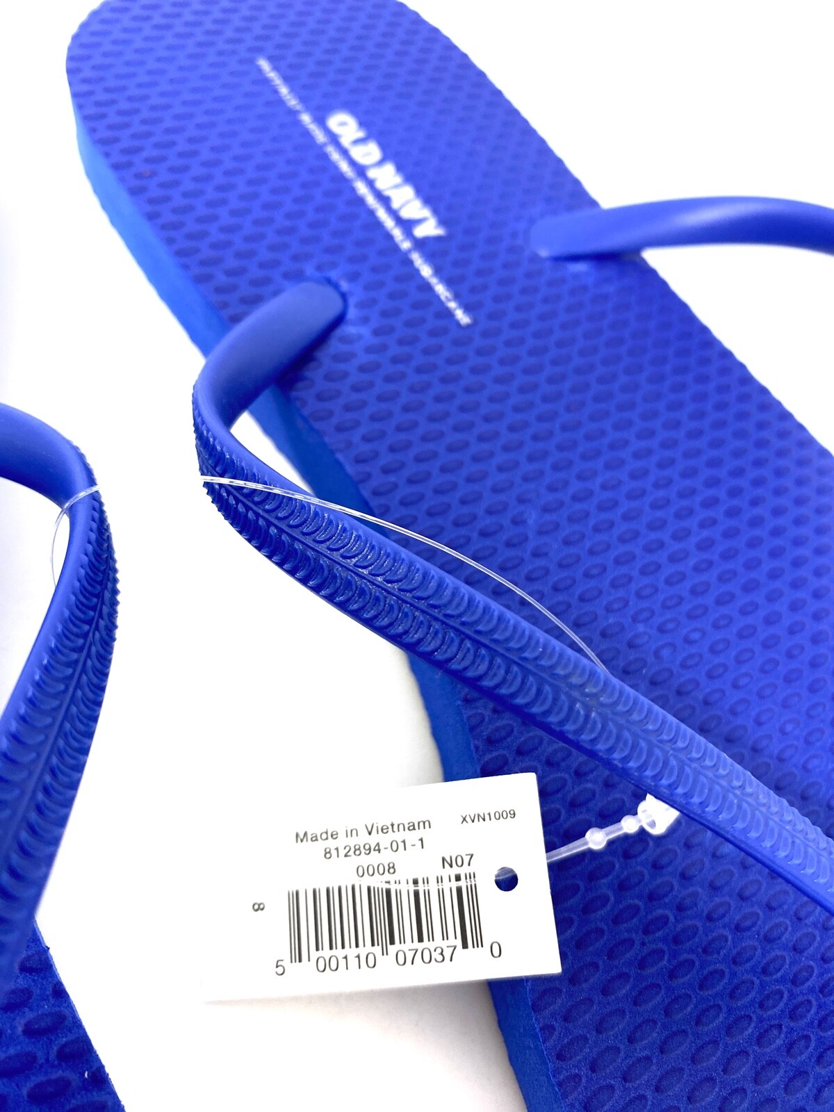 Old Navy Flip Flop Sandals For Women Summer Blue Rubber Comfort 812894-01-1