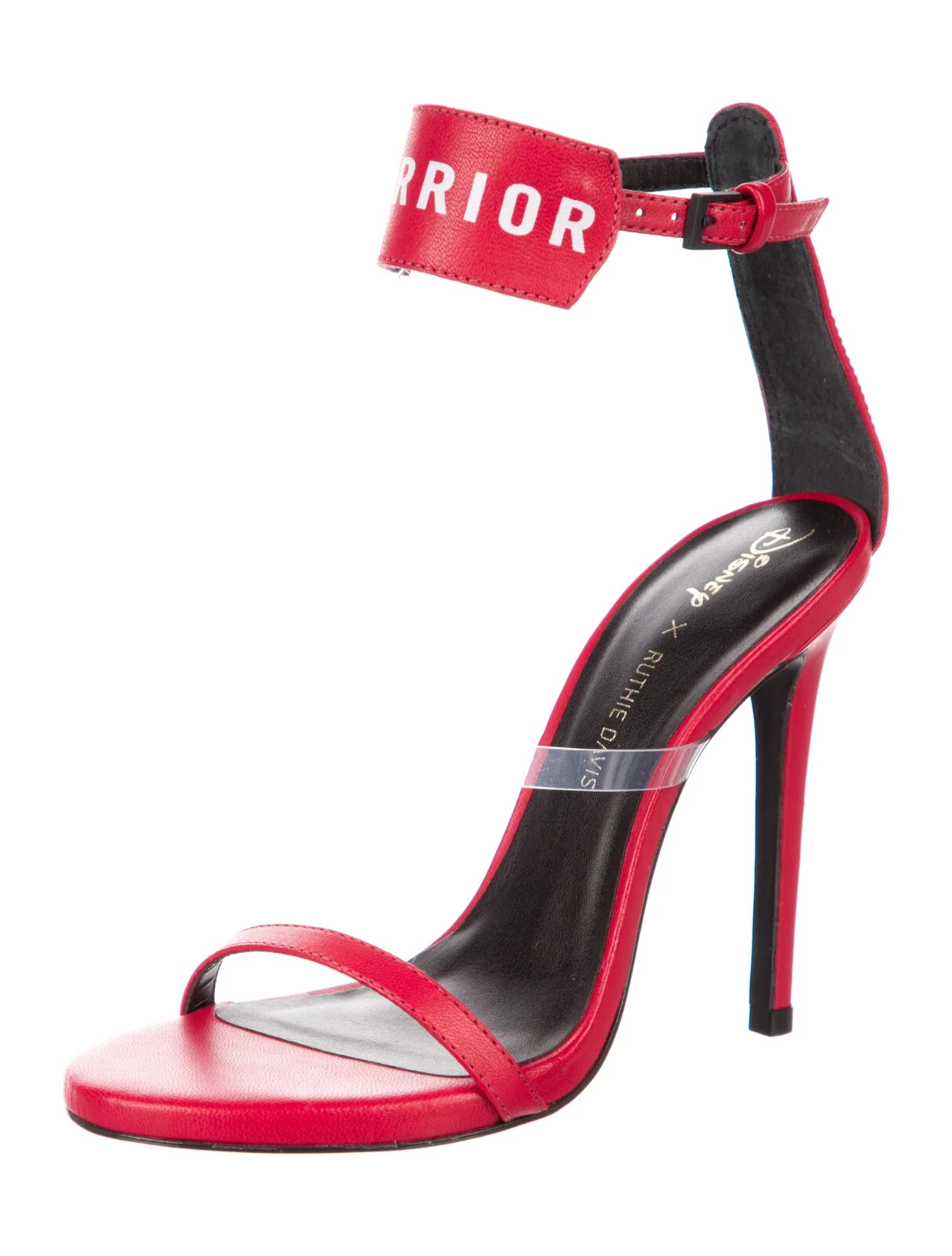 RUTHIE DAVIS Red Leather Sandals Size 6 IT 36 New with Box & Dust Bag & Tags