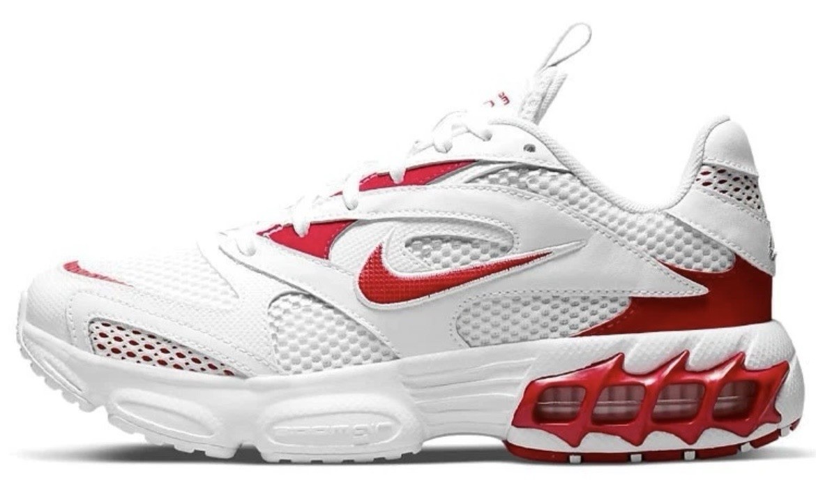 Nike Women’s Zoom Air Fire White Red Athletic Casual Shoes Sneakers Trainers New