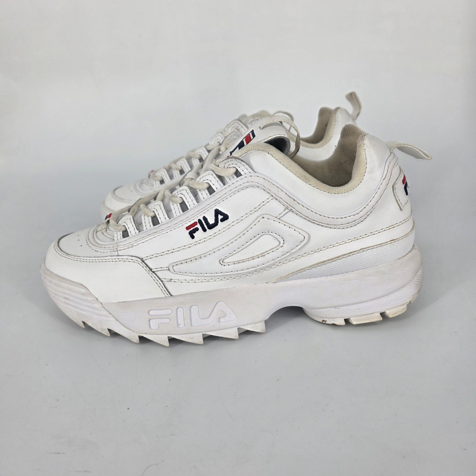 Fila Disruptor 2 Shoes Womens Size 10 White Chunky Low Top Sneakers 5FM00002-125