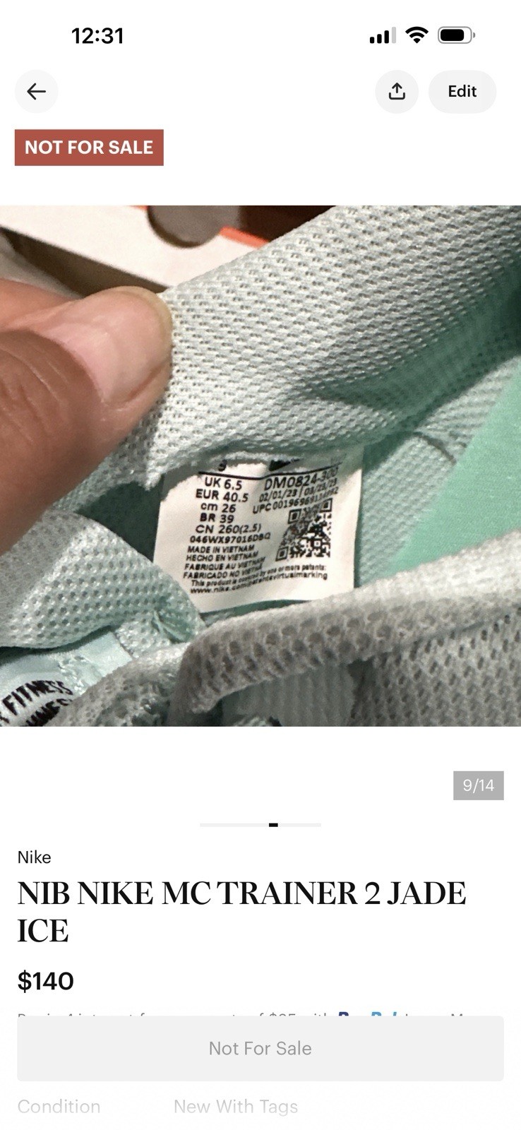 Size 8 – Nike MC Trainer 2 Jade Ice W