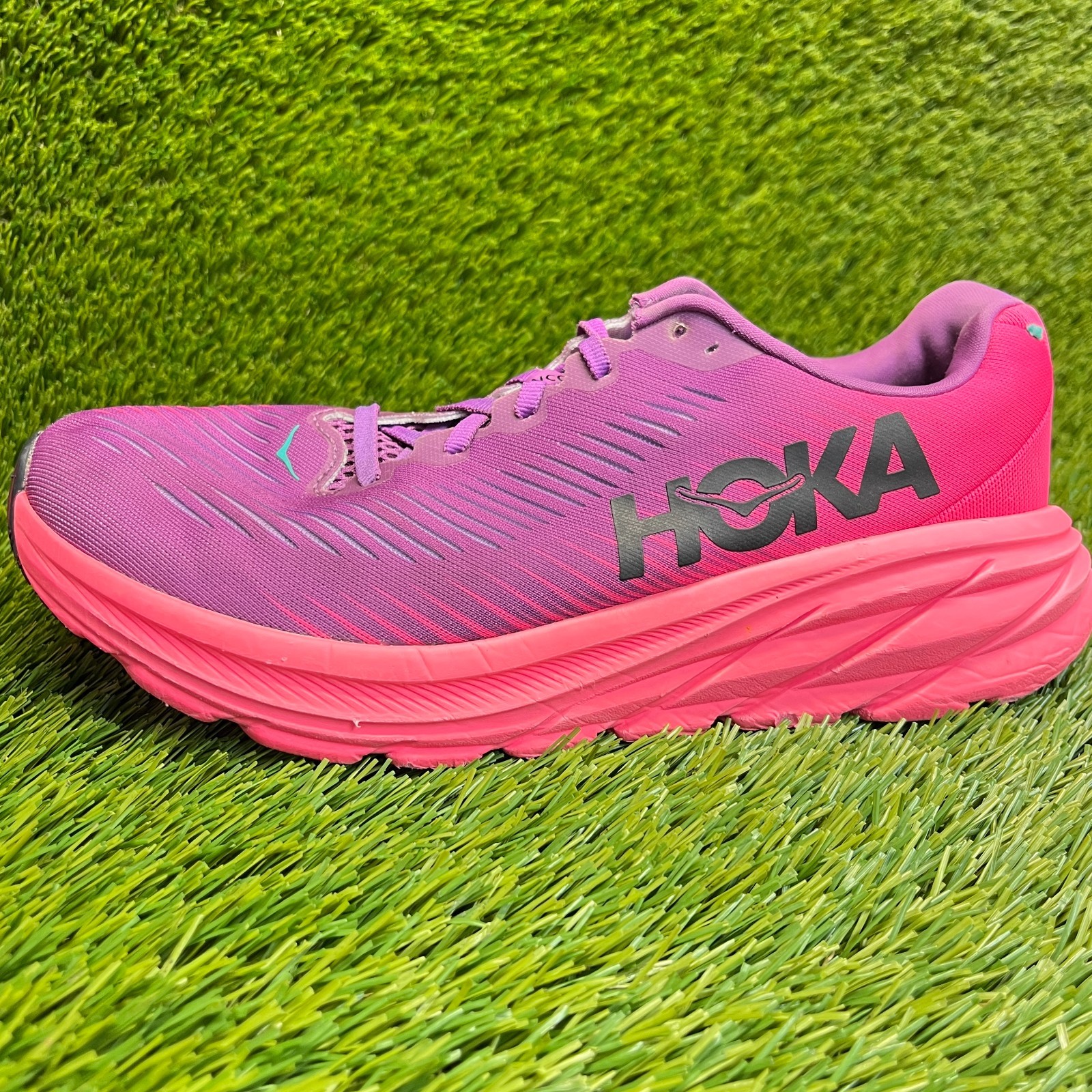 Hoka One One Rincon 3 Womens Size 8.5 Beautyberry Pink Running Shoes Sneakers
