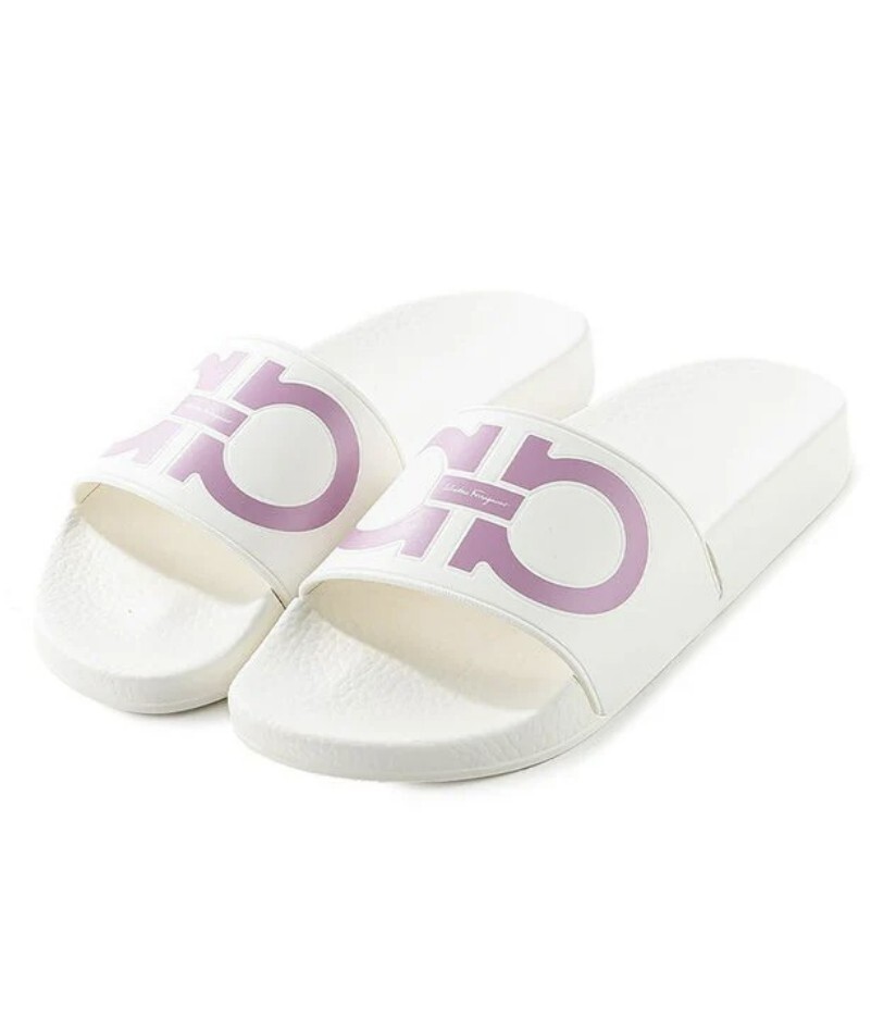 NIB Salvatore Ferragamo Groovy Gancini Women Slide Sandal Size 6,7,8