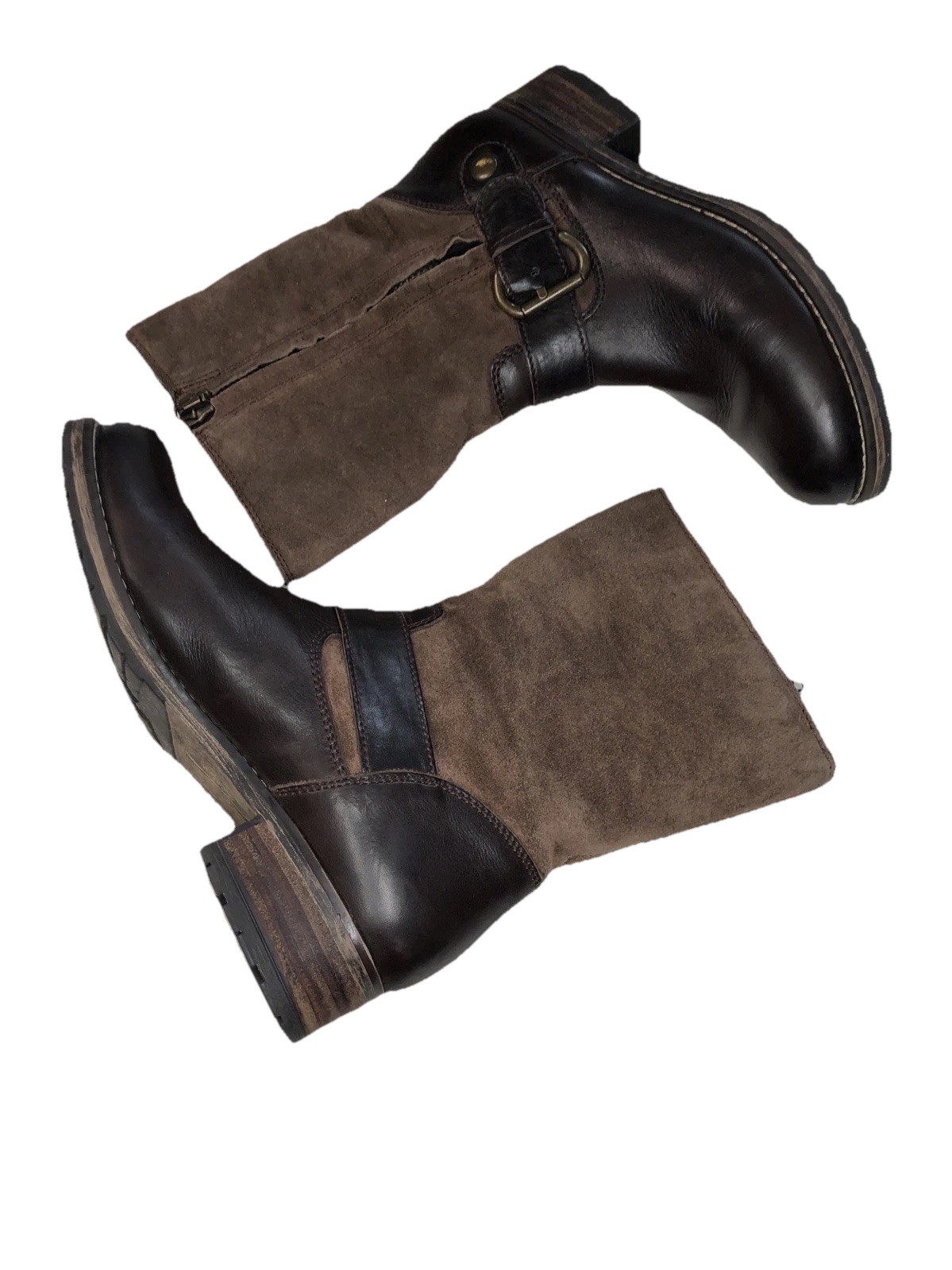 Clarks Majorca Isle brown leather -buckle -Women’s size 8M