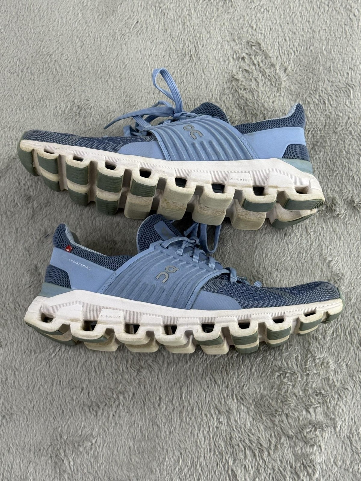 On Cloudswift Shoes Womens Size 9 Blue Lake Sky CloudTec Swiss Sneakers Trainers