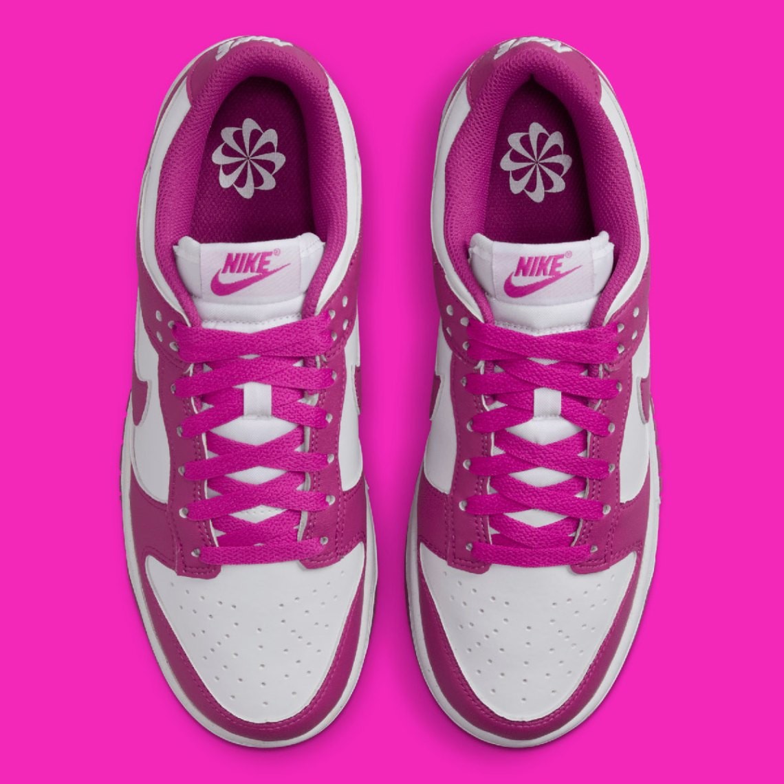 Women’s Nike Dunk Low Next Nature Hot Fuchsia Pink White DD1873-110