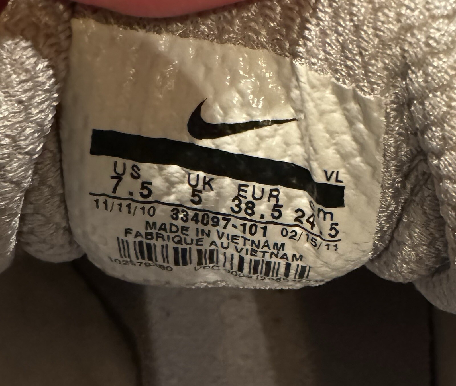 Nike Speedlax Lacrosse Cleats Shoes Women’s Size 7.5 334097-101 White Gray Turf