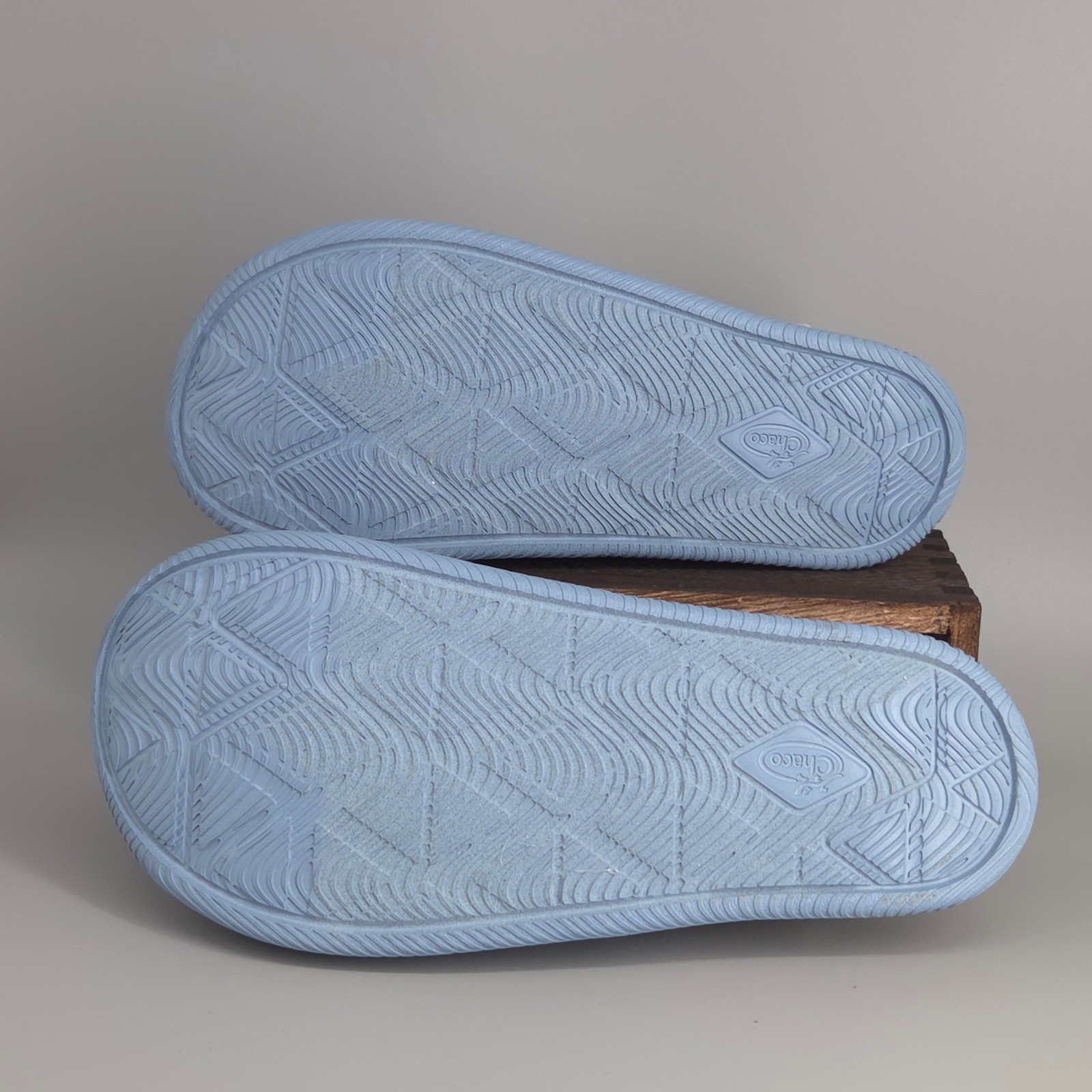 Chaco Chillos Clog Womens 7 Blue Fog EVA Slip On Comfort Gorpcore JCH109166