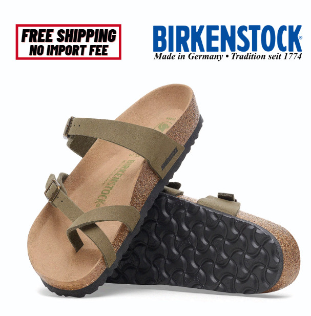Birkenstock Women’s Slide Toe Loop – Mayari Copper Metallic Regular Width