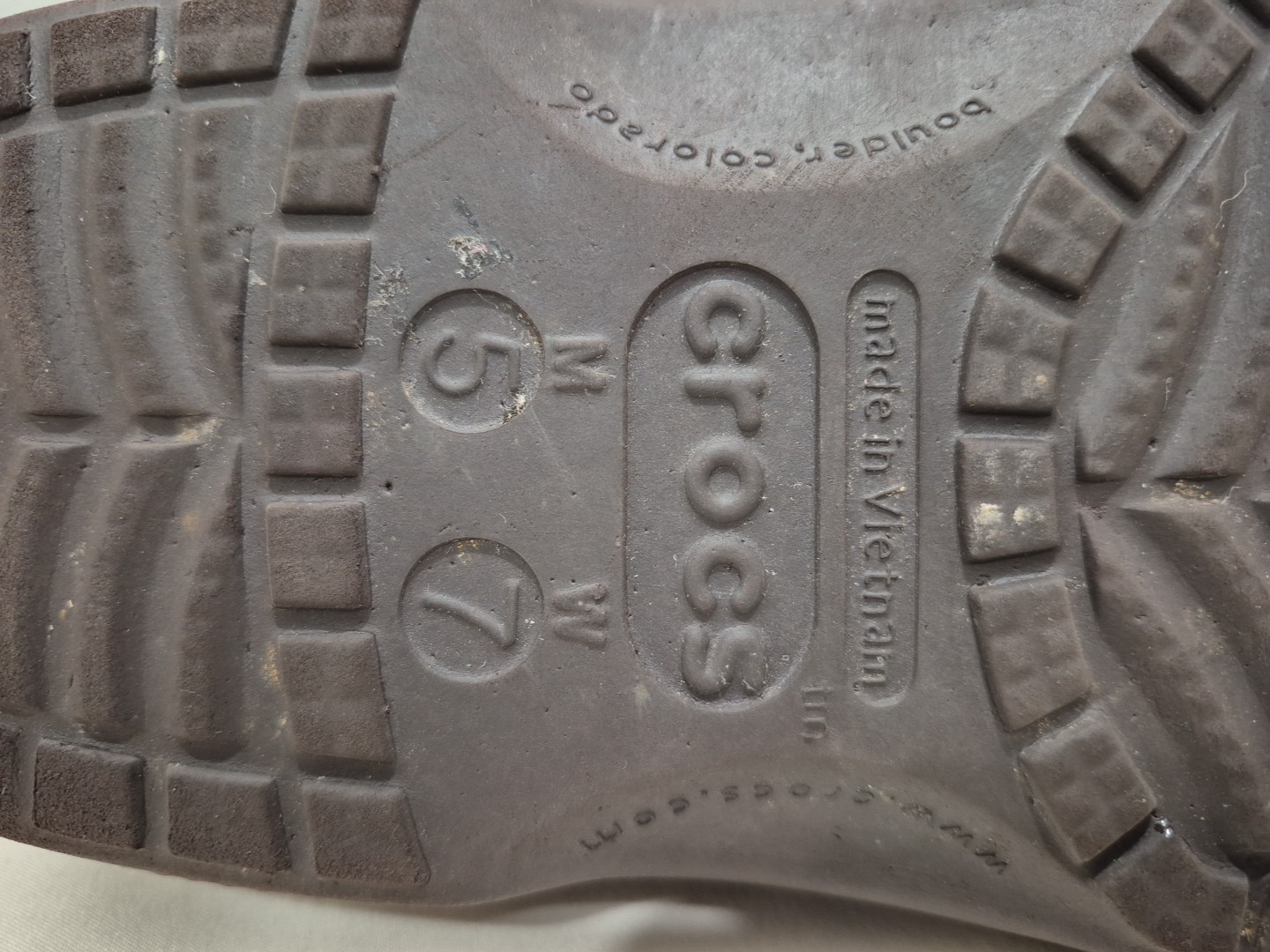 Crocs Baya Lined Brown Clogs Shoes Unisex Men’s 5/Women’s 7