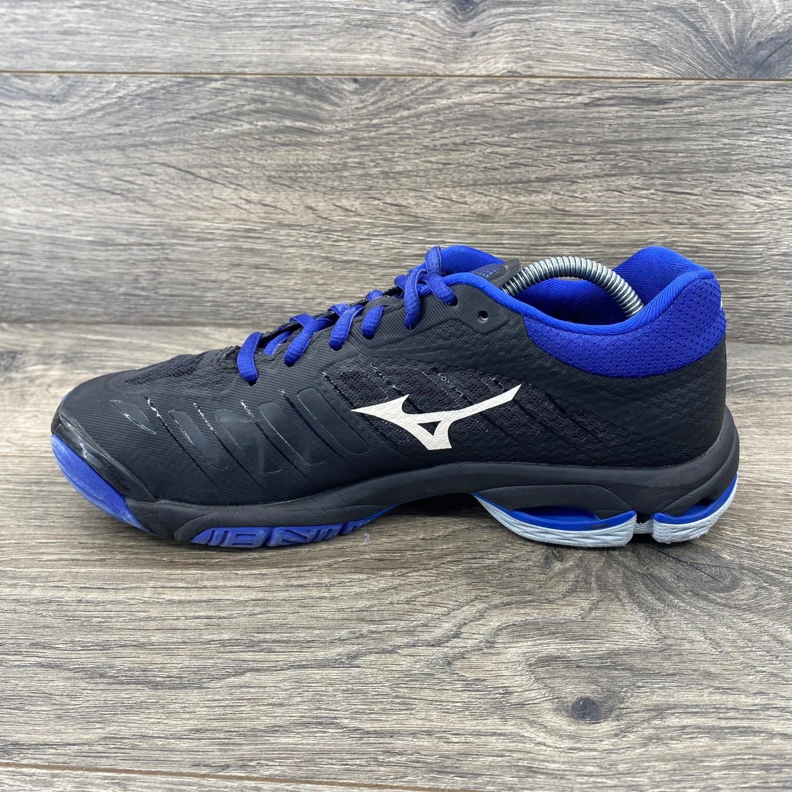Mizuno Wave Lightning Z4 Women Volleyball Shoes Size 8 Blue Athletic Sneakers