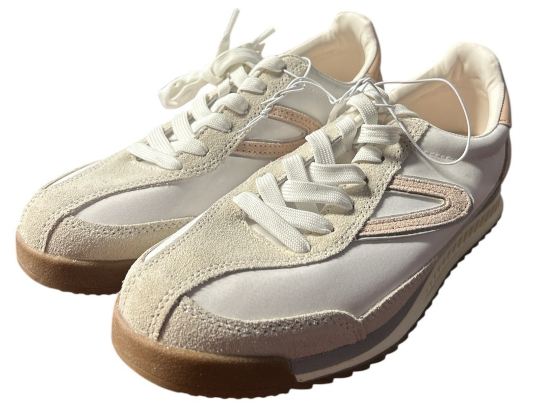 NEW!! Tretorn Women’s Pink Hailey Suede Leather Jogger Sneakers Variety in Size