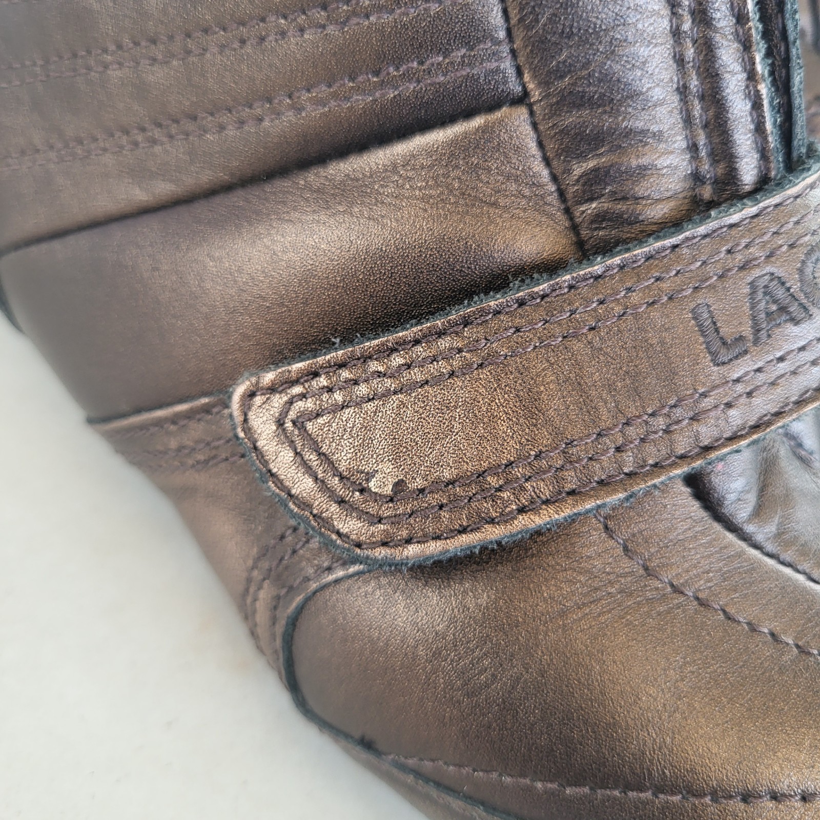 Rare Lacoste Futro Solar Earl 93T Sport Knee High Riding Boots Size 6.5