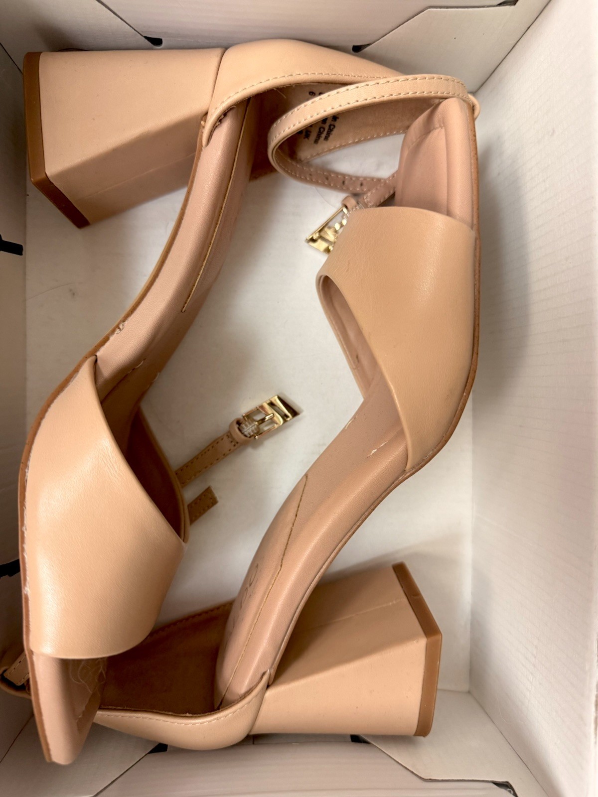 ALDO Nude Block Heel Sandals Size 6 – Beautiful & Comfortable