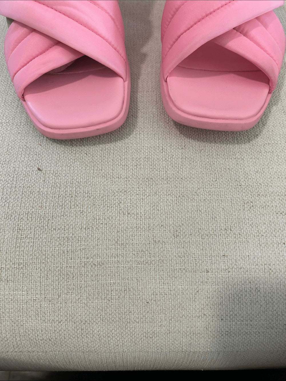 CAMPER Kiara Pink Textile Cross-strap Sandals, Size EU40/US9, NWT No box display