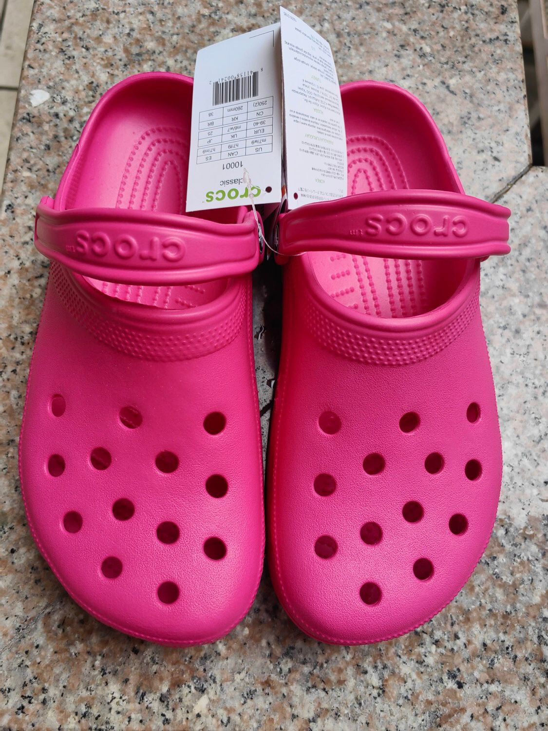 Original Crocs Classic Clog – Pink Crush – Women W10 / Men M8 – Brand New
