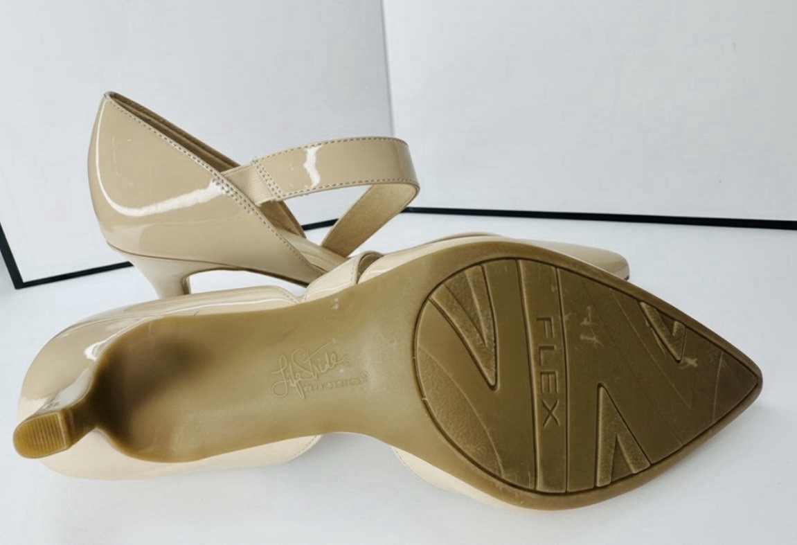 LifeStride Magnetic Pump – Simply Comfort / Soft System – Almond Nude Slingback