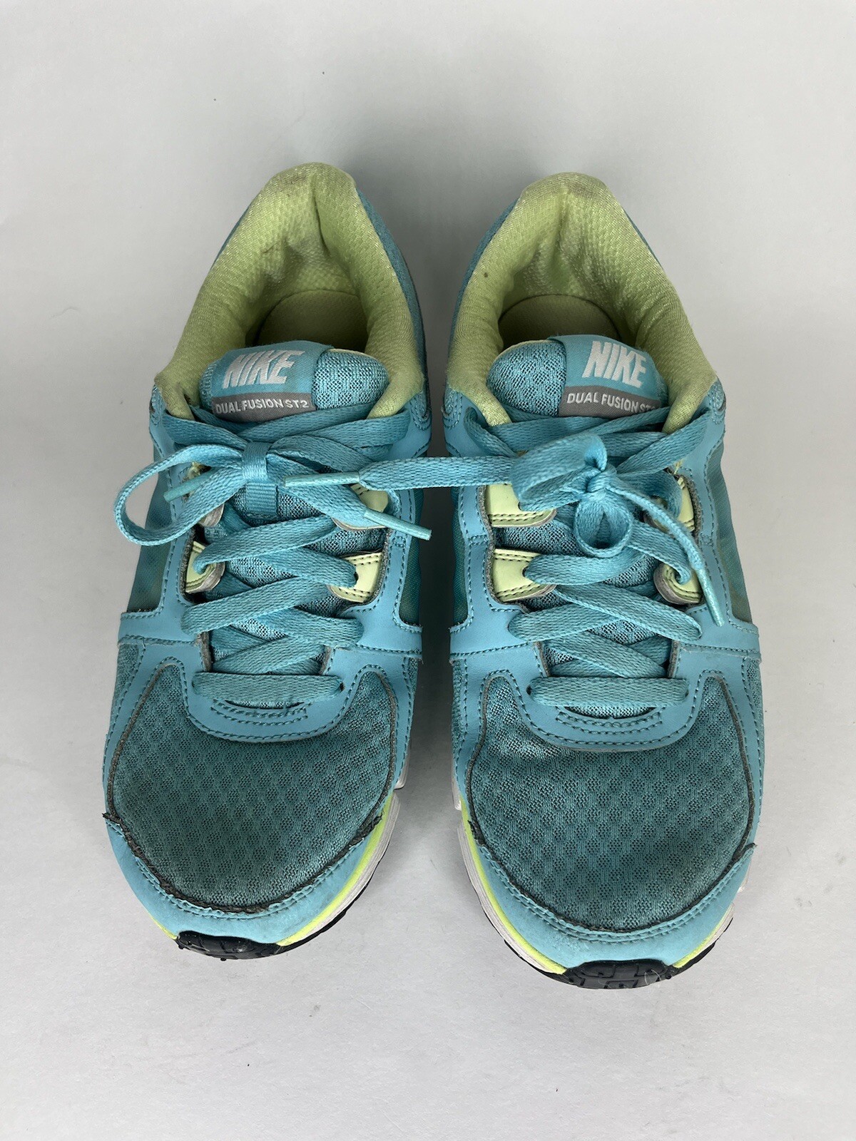 Nike Womens Dual Fusion ST 2 454240-400 Blue Running Shoes Sneakers Size 8