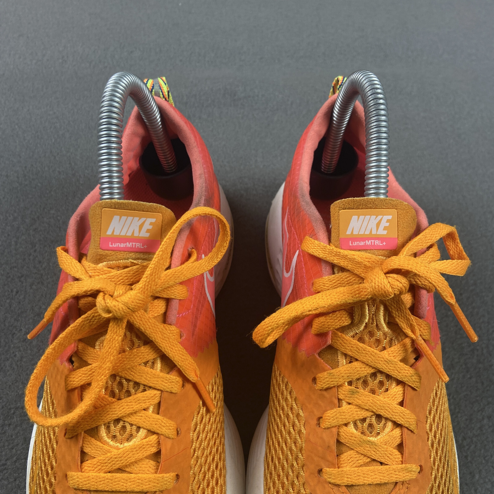 Nike Lunar MTRL Shoes Womens 7 Orange Pink Running Training Sneakers Montreal