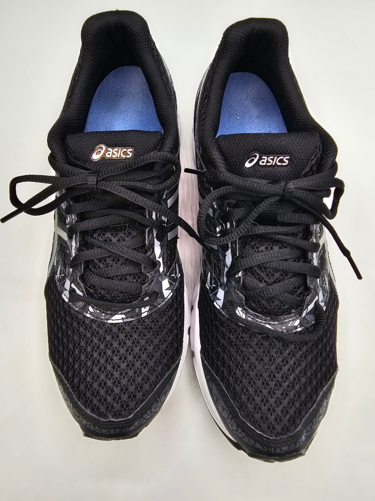 ASICS GEL Excite 4 Women’s Running Shoes Black Silver US 9 T6E8N Athletic