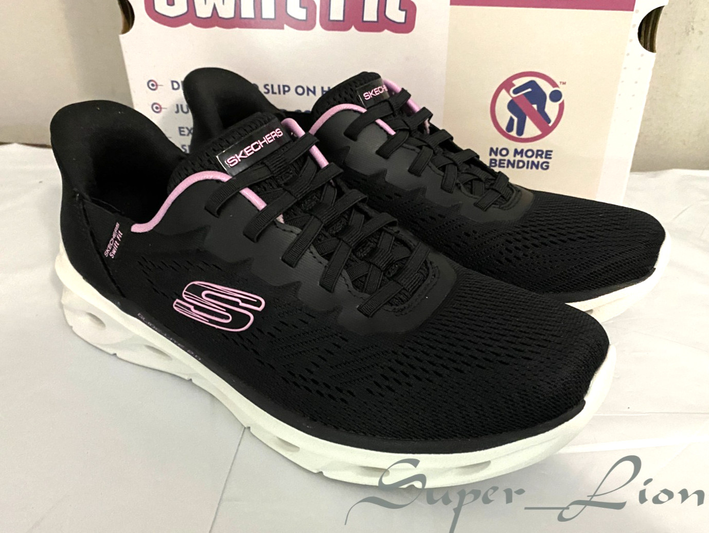 NEW Skechers Women’s Hands Free Swift Fit Memory Foam Shoes – PICK SIZE – BLACK