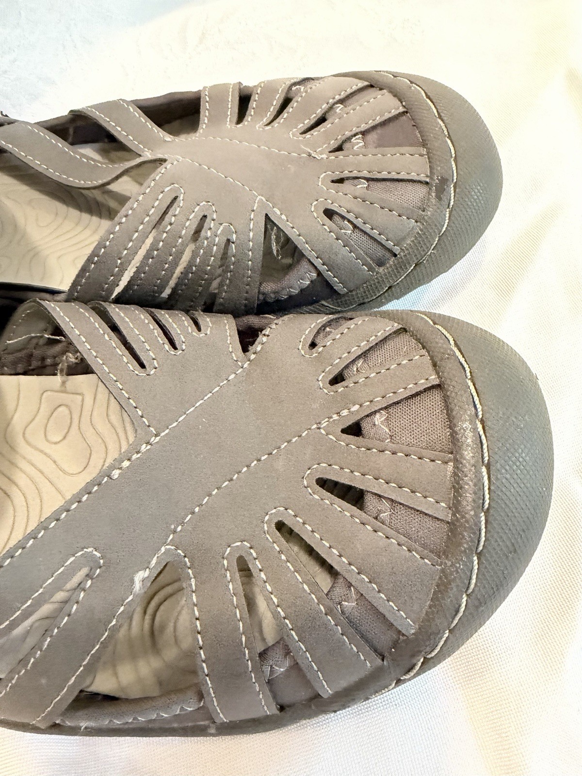 Jsport By Jambu Womens 8M Poppy Sandals Closed-Toe Comfort Design Gorpcore