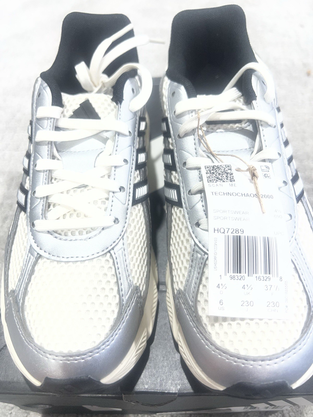 Adidas Technochaos 2000 women’s lifestyle sneakers Size 6