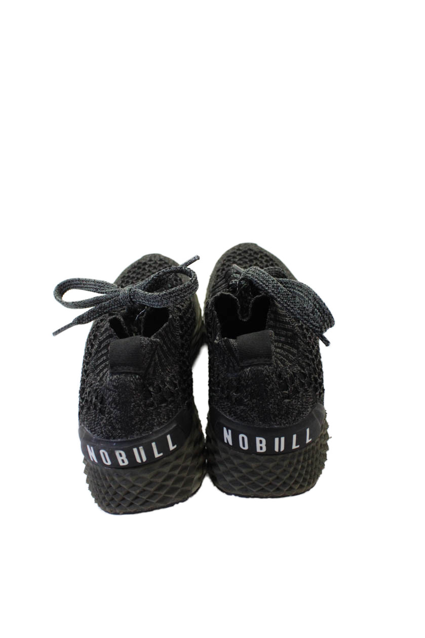 No Bull Unisex Adults Woven Low Top Sneakers Black Size 7.5