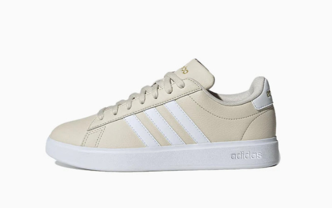 Adidas Grand Court 2.0 (GW9217) «Beige/White/Alumina» Women’s Sneakers