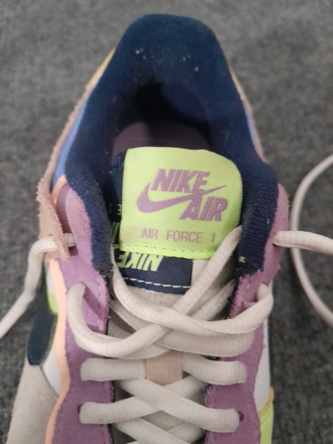 Nike Sneakers Womens 7 Air Force 1 Shadow Photon Dust Crimson Tint CU8591-001