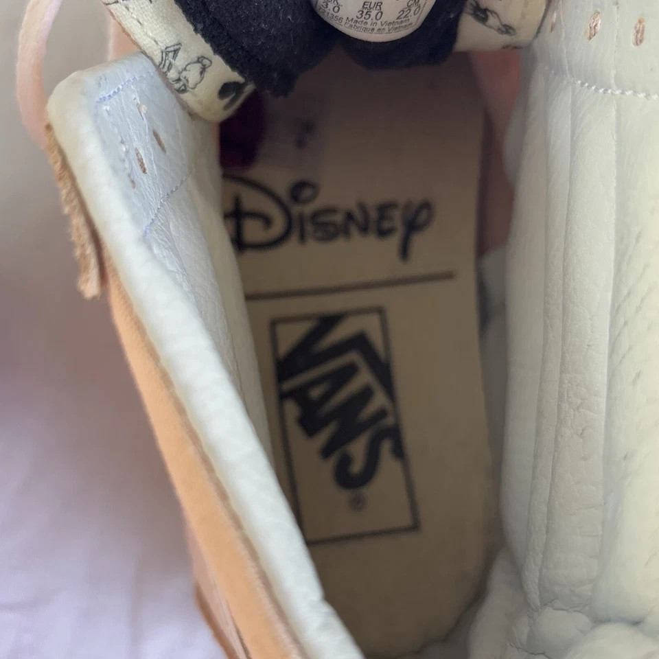 Disney Vans Mickey & Minnie Mouse Pink Hightop Vans Limited Edition US M 4 W 5.5