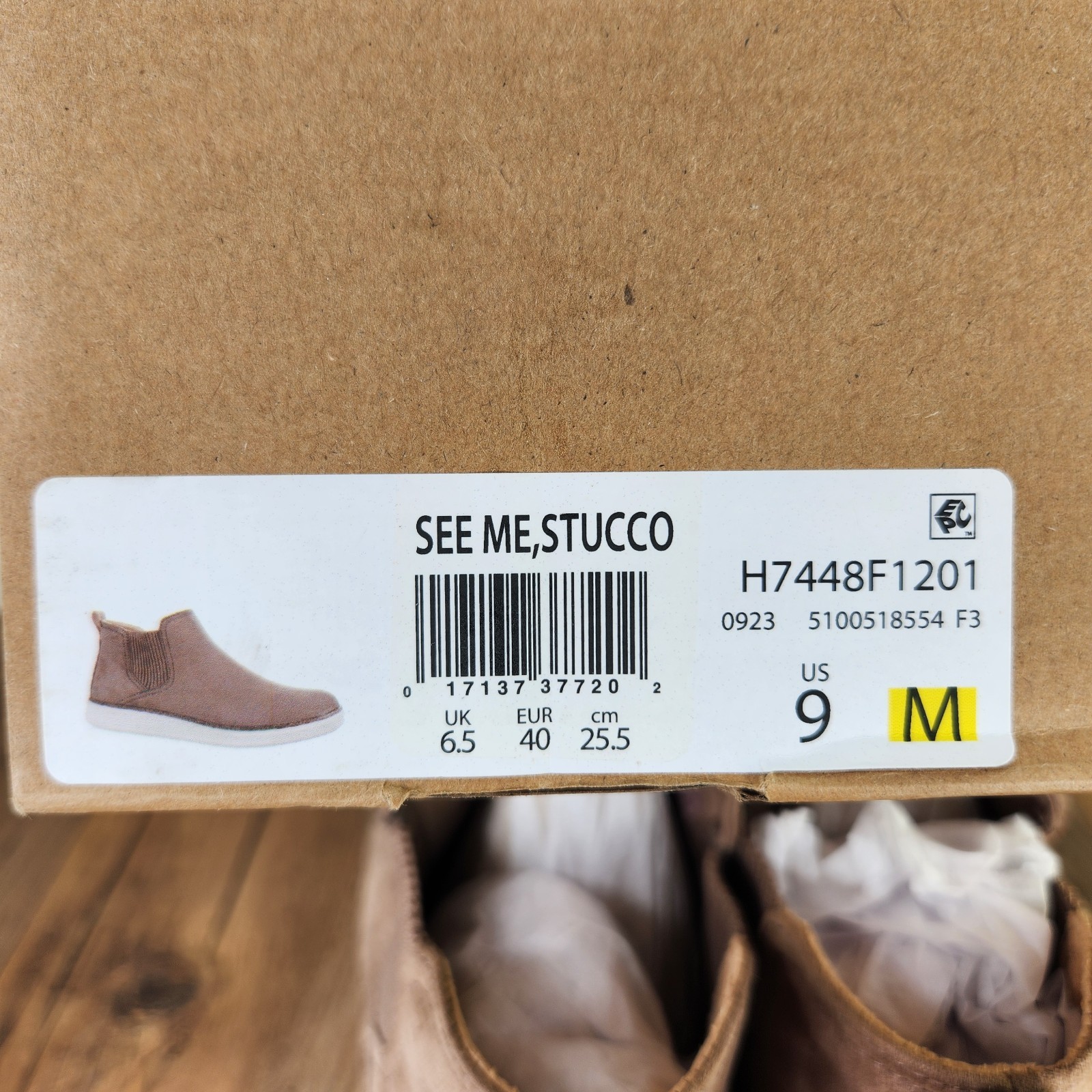 Dr Scholls See Me Chelsea Boots Womens Sz 9 M Stucco Brown Slip On Comfort Shoes
