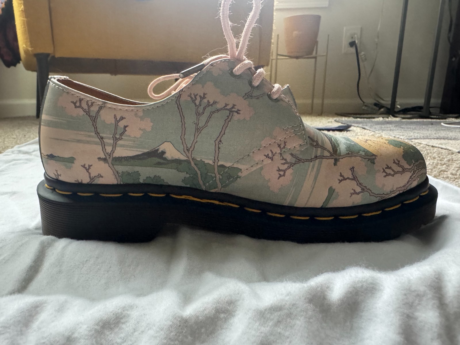 Dr. Marten x The Met colab Fuji platform, size 6 women, size 5 men