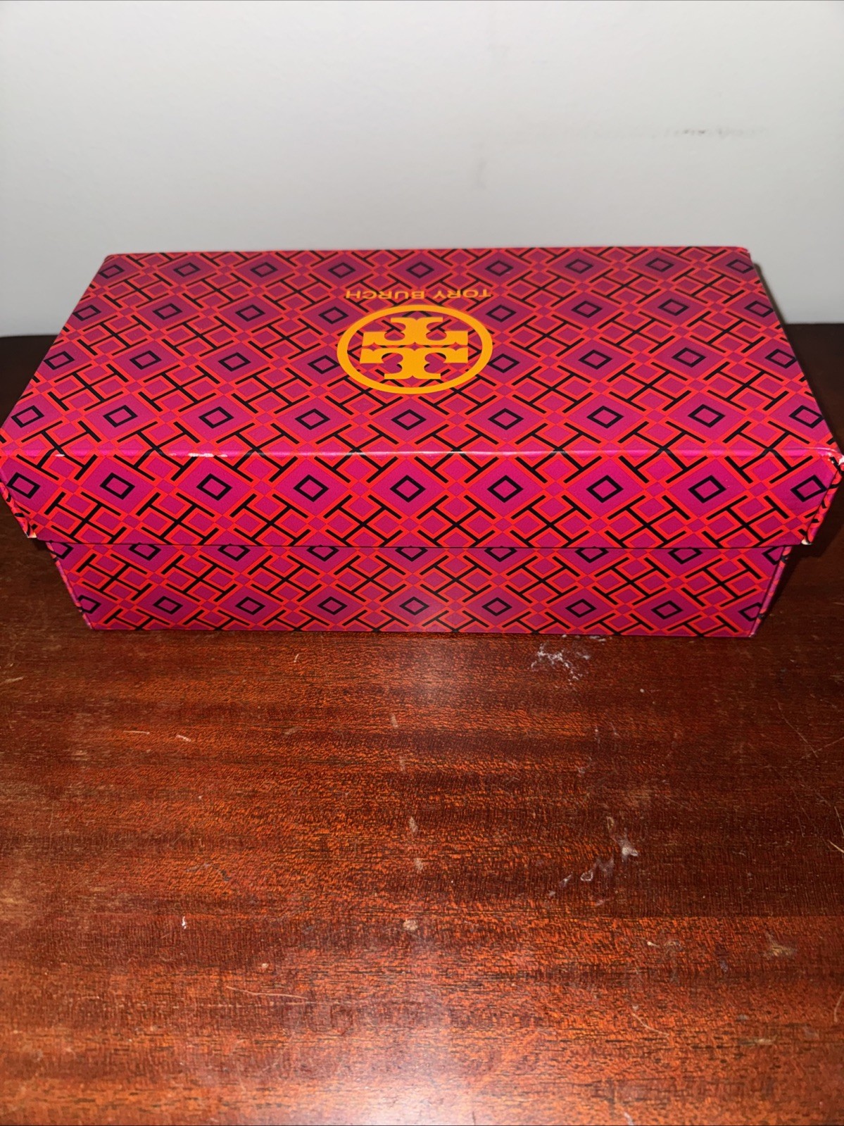 Tory Burch Empty Shoe Box Gift & Storage with Signature Logo 12x6x4