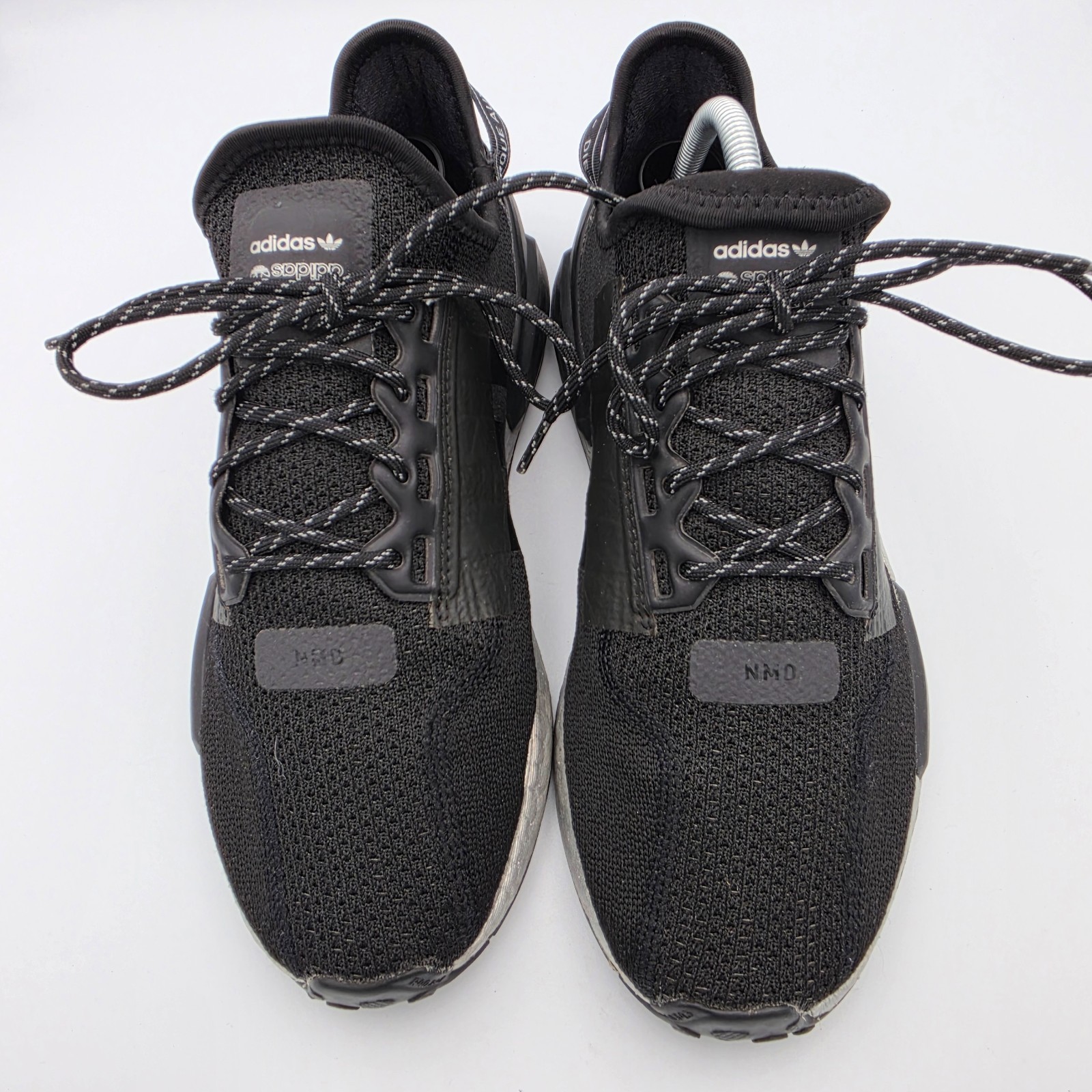 Adidas NMD R1 V2 Core Black Silver Metallic Womens 9.5 Boost FW5449