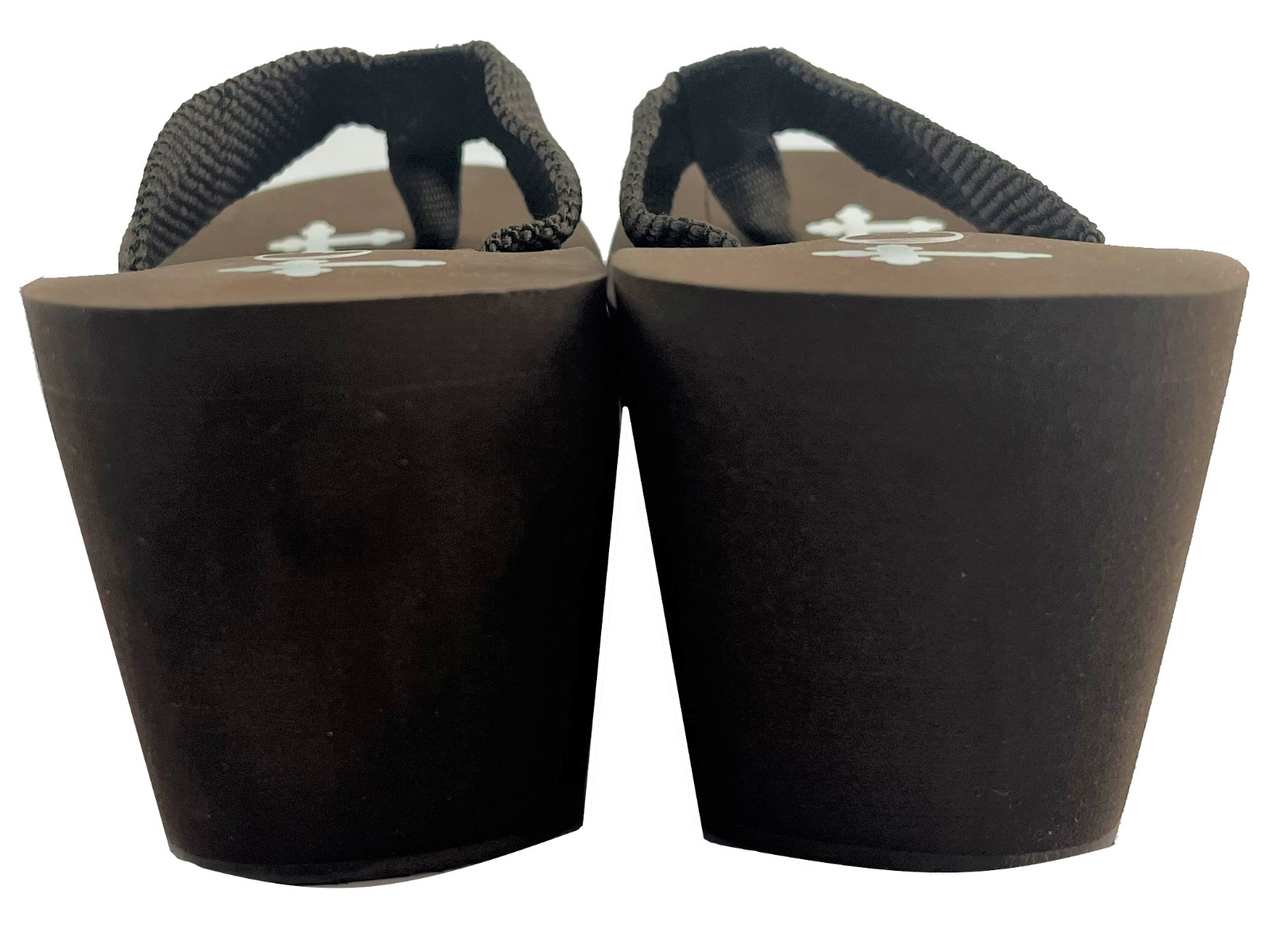 Gypsy Soule 3″ WEDGE Platform Heel Thong Sandals Comfort Sole – Chocolate BROWN