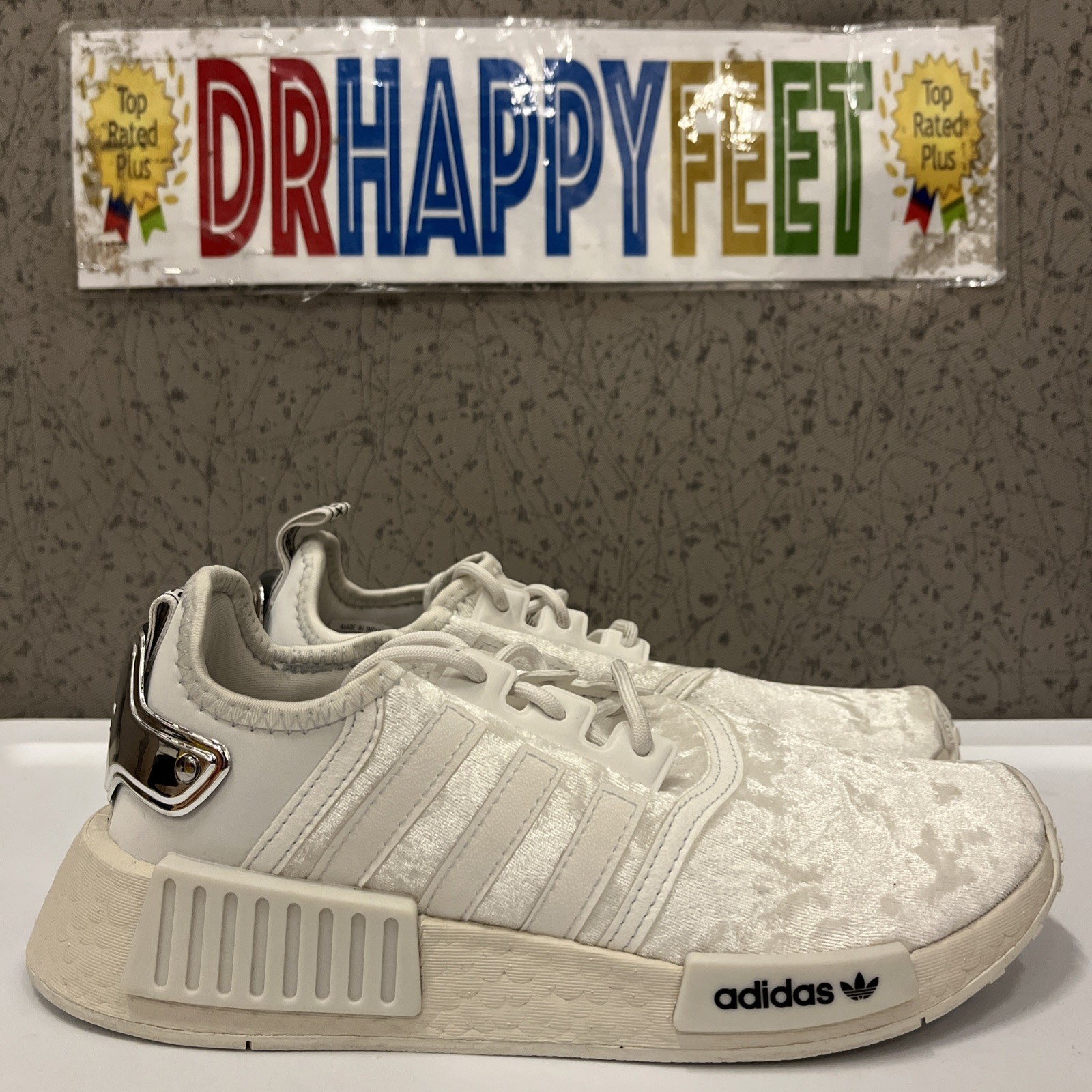 Adidas Originals NMD_R1 Women’s Casual Shoes Size 7 White GW5681