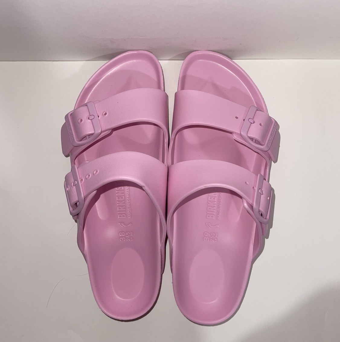 Birkenstock Arizona EVA Fondant Pink Mismatched Sandals Women’s Left 7 Right 8