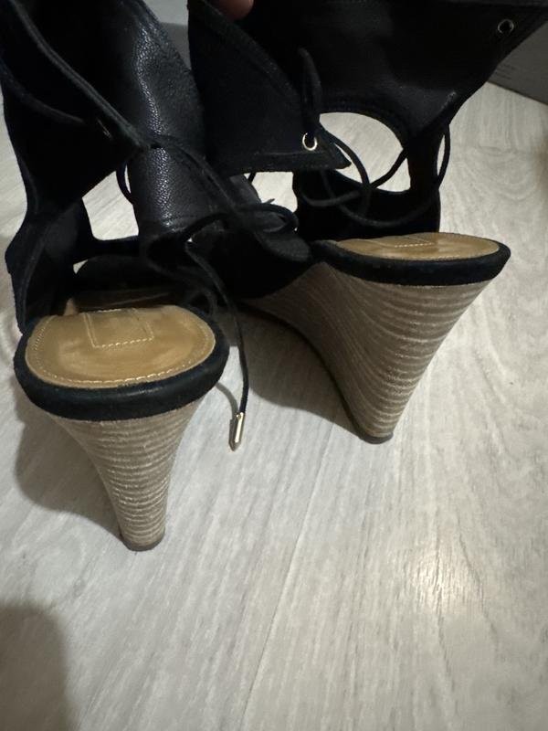 women aquazzura heels black suede 38.5