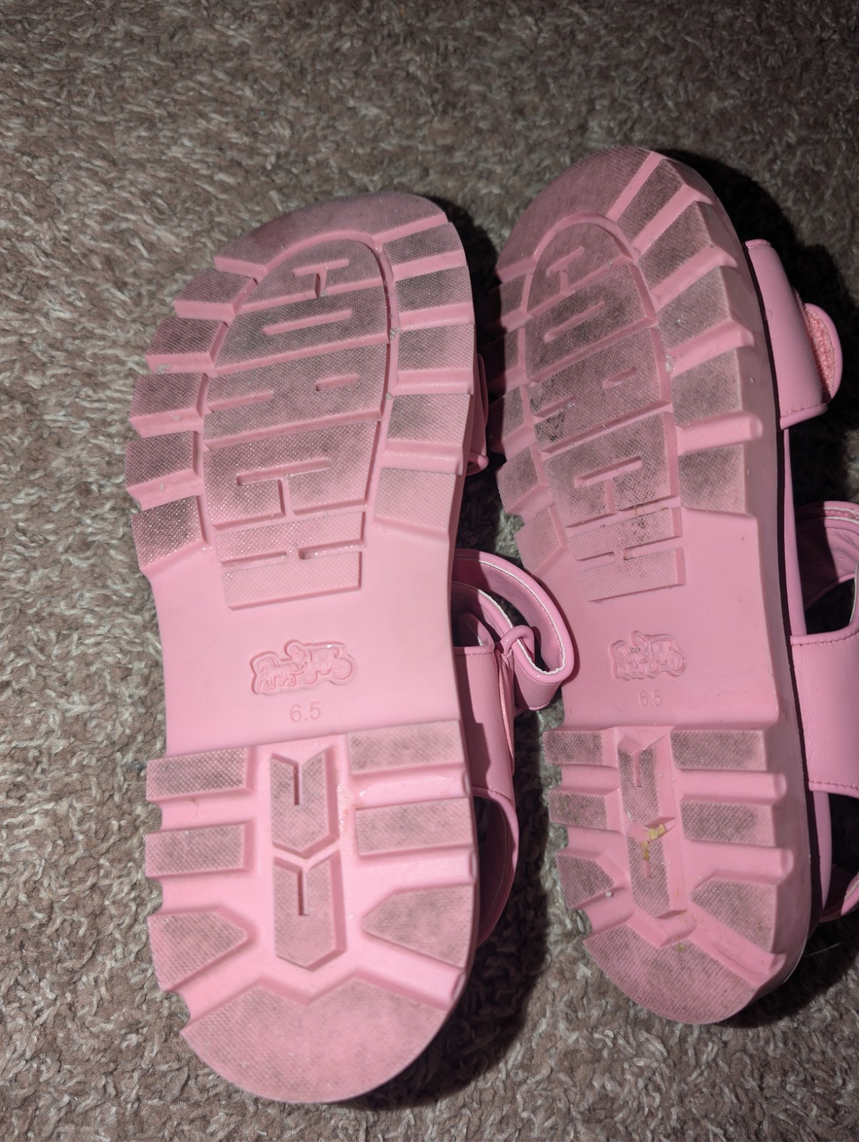 Women’s Coach Brynn Double Band Lug Sole Footbed Sandals