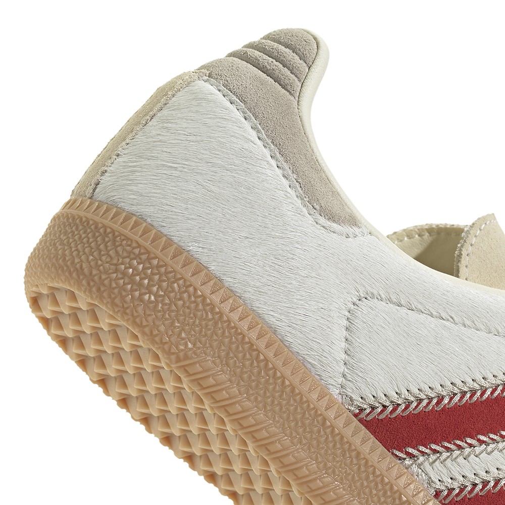 adidas Samba Og Lace Up Womens Off White Sneakers Casual Shoes JS3935