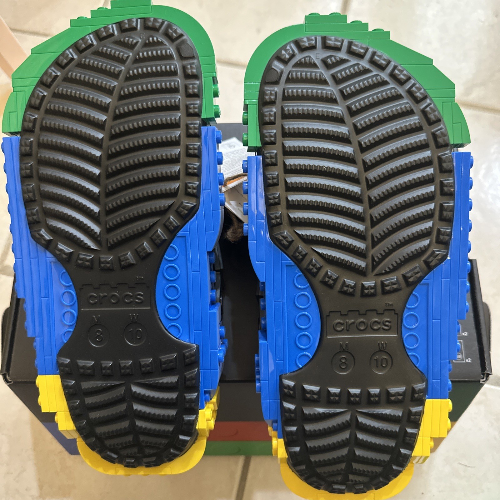 Crocs LEGO Masterbrand Clog Unisex Size Men’s 8 Women’s 10 Black United States