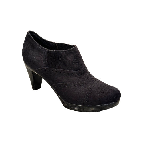 Bella Vita Suede Ankle Booties Black Goth Avant Garde Punk Women’s 8.5M